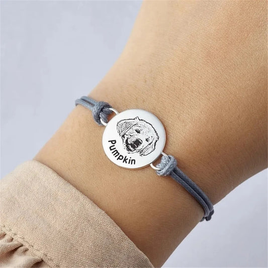 Personalized Pet Engraved Bracelet