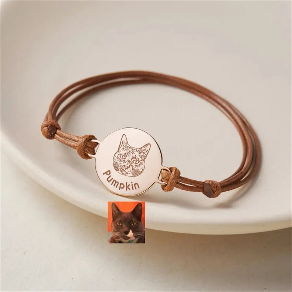 Personalized Pet Engraved Bracelet