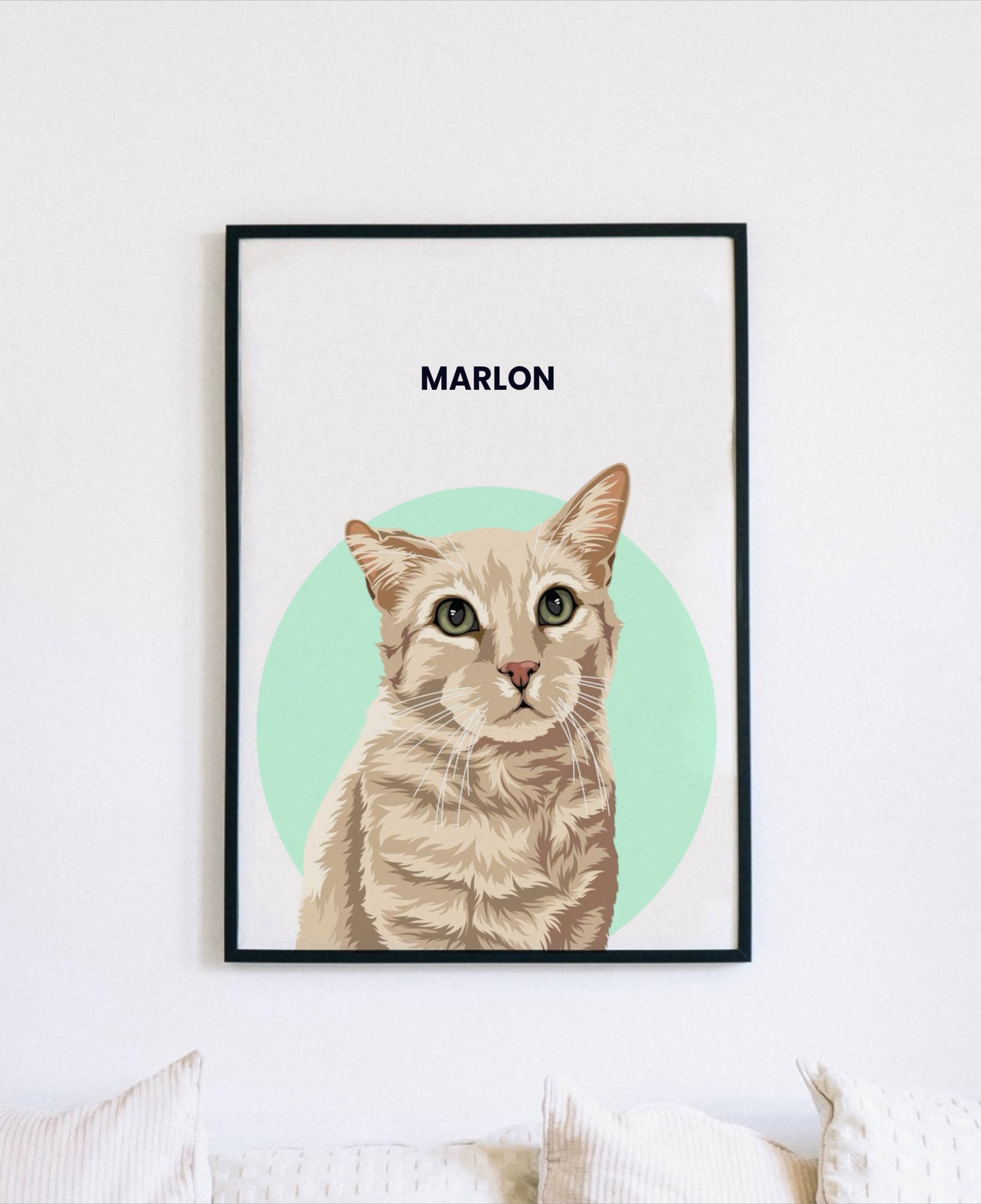 Minimalist Pet Portrait