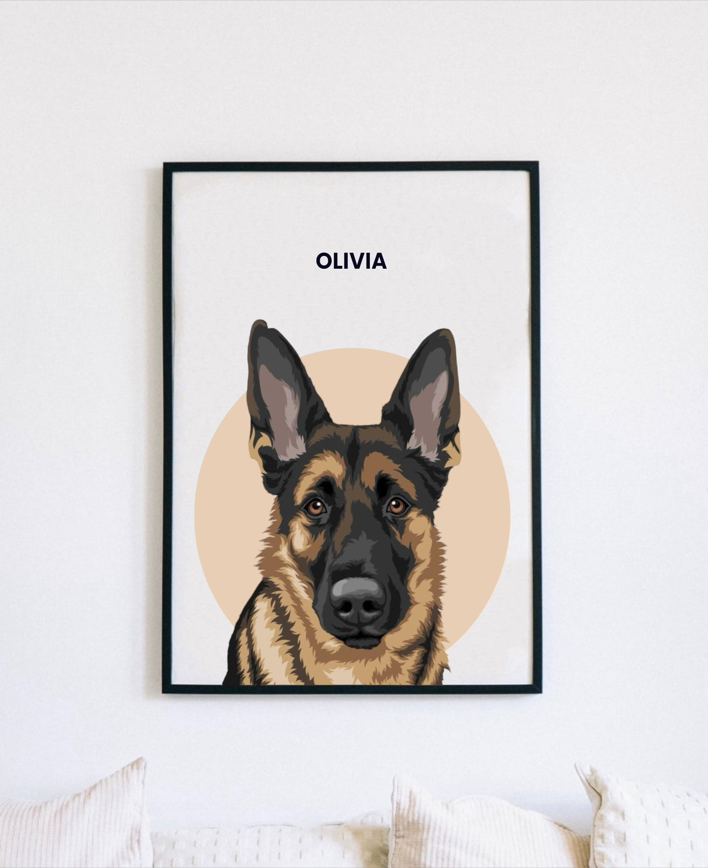 Minimalist Pet Portrait