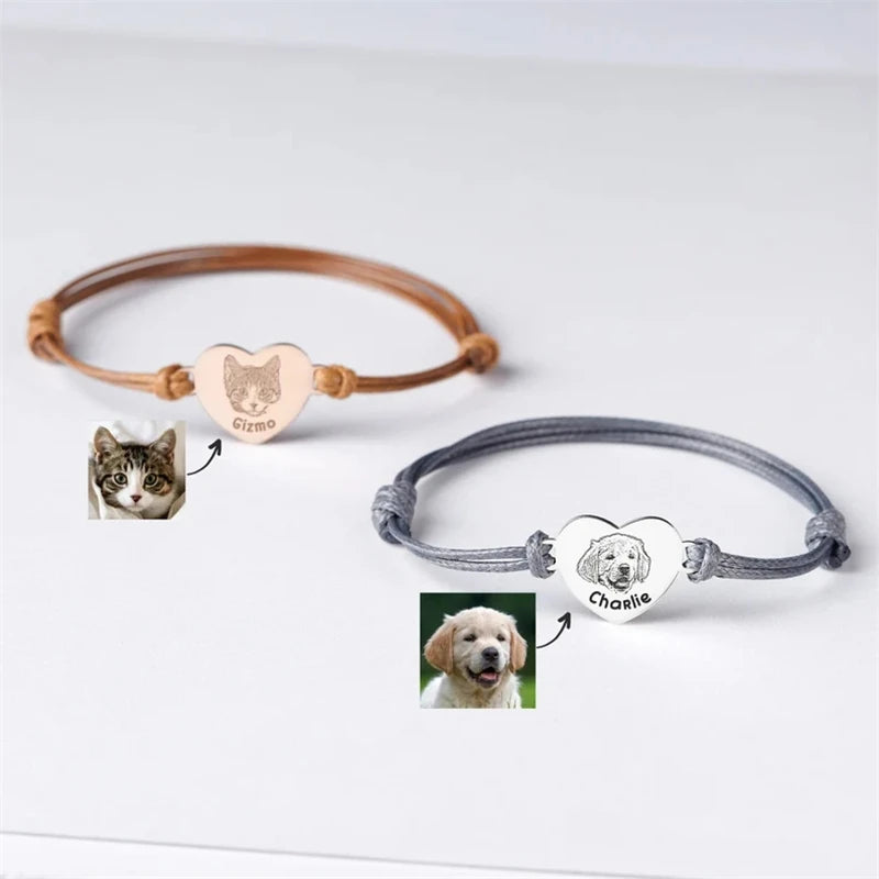 Personalized Pet Engraved Bracelet